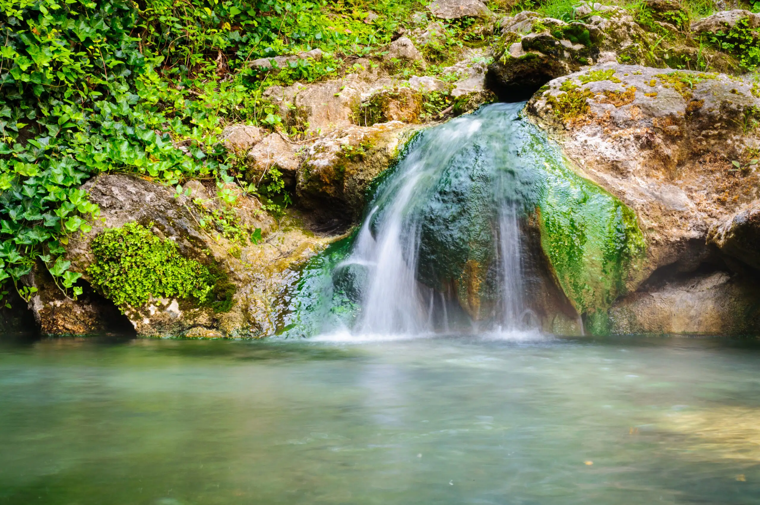 Waterfall at Hot Springs National Park; Courtesy Zack Frank/Shutterstock