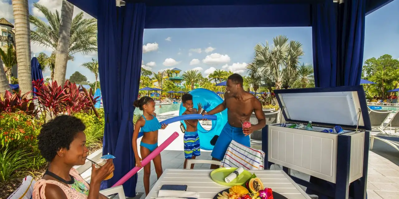 Surfari Cabana at The Grove Resort & Spa Orlando; Courtesy of The Grove Resort & Spa Orlando