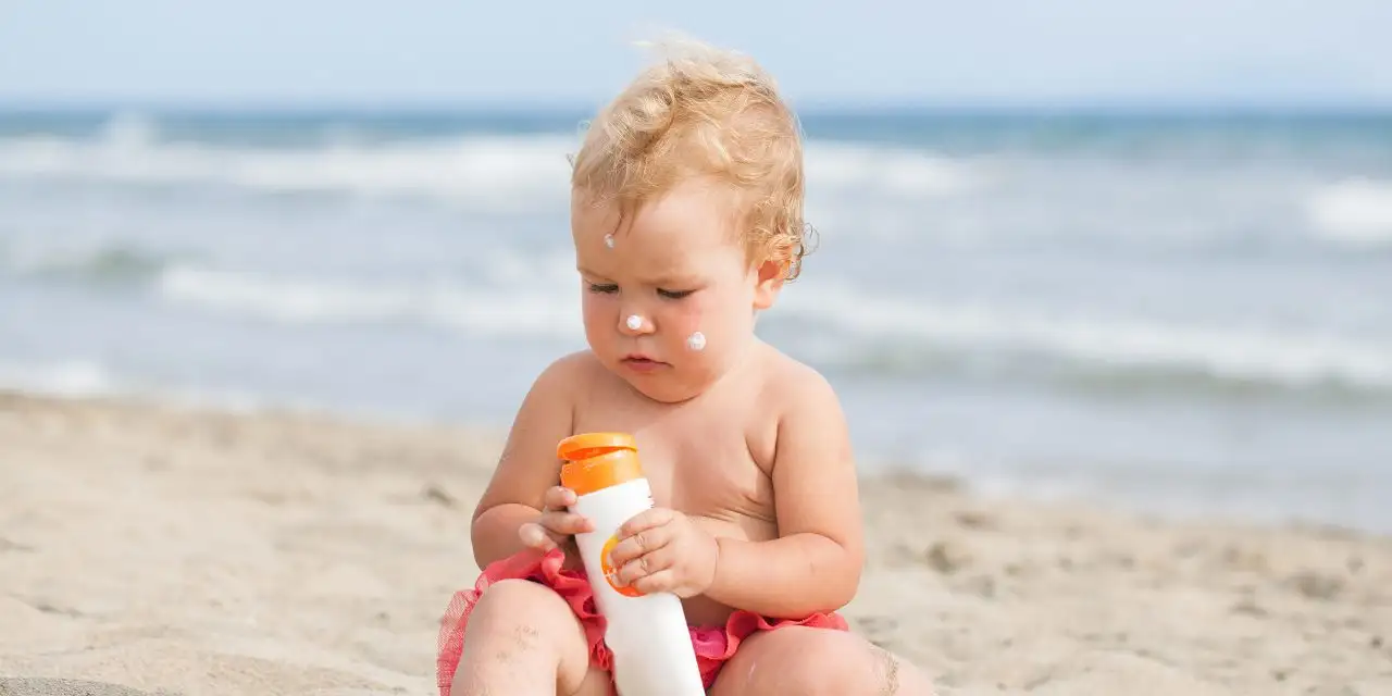 Suncreen for Babies and Kids; Courtesy of RimDream/Shutterstock.com