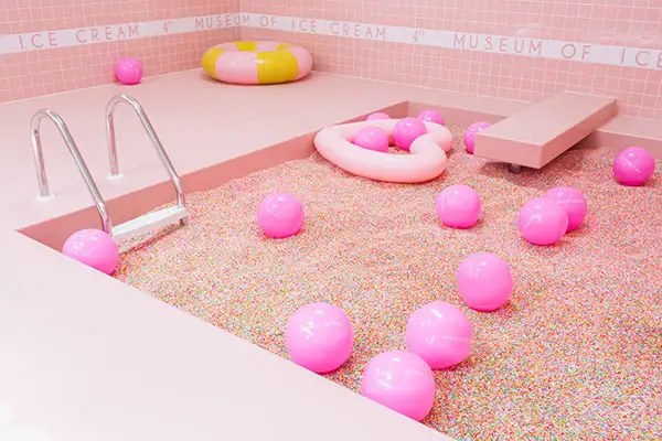 The Museum of Ice Cream in Los Angeles.