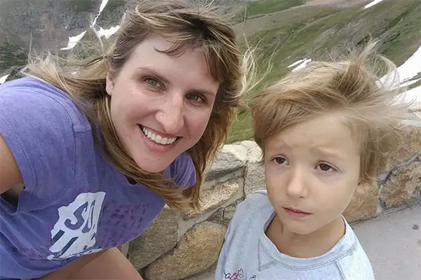 Mother and son lost in the Rockies.