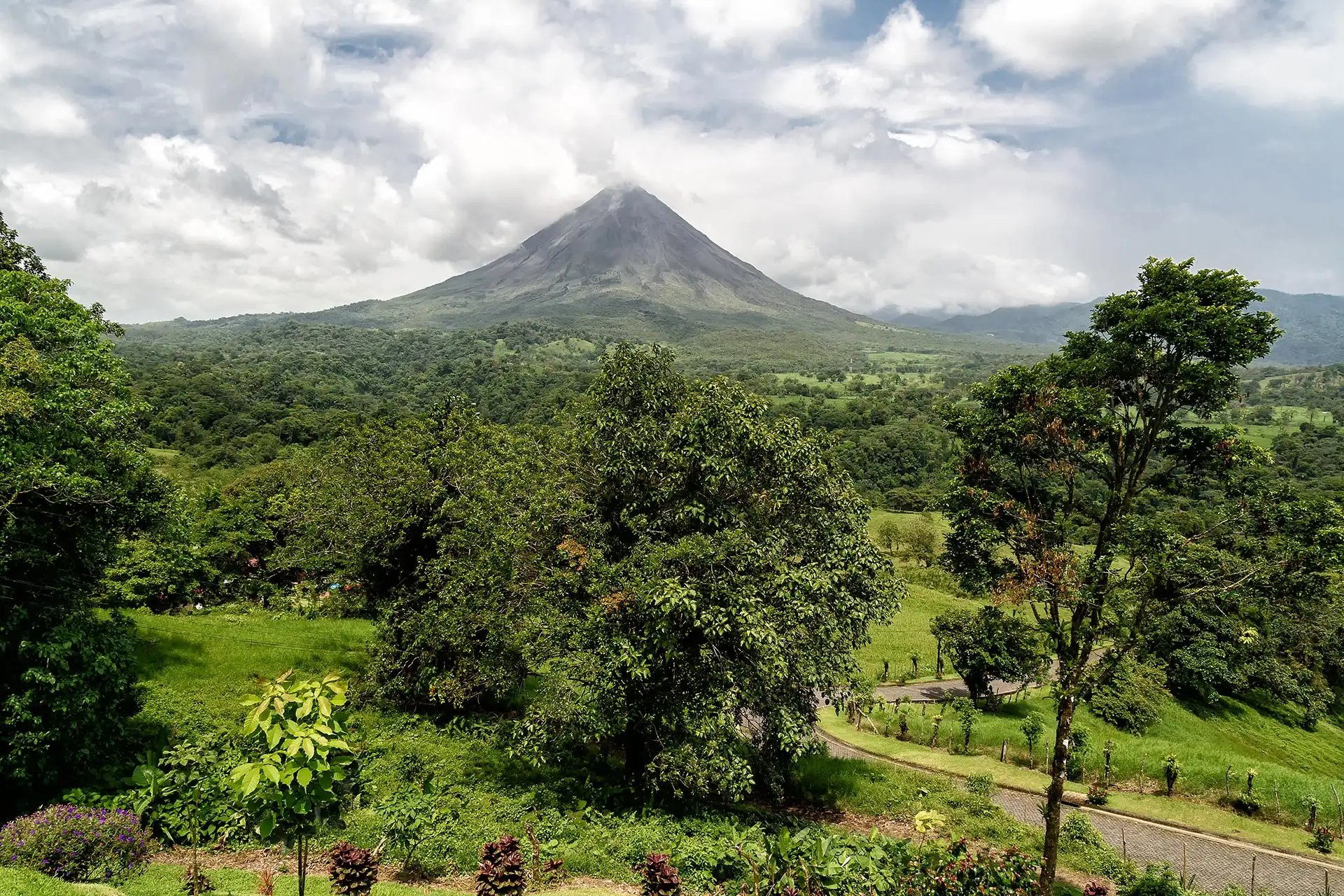 Volcano Arenal in Costa Rica.
