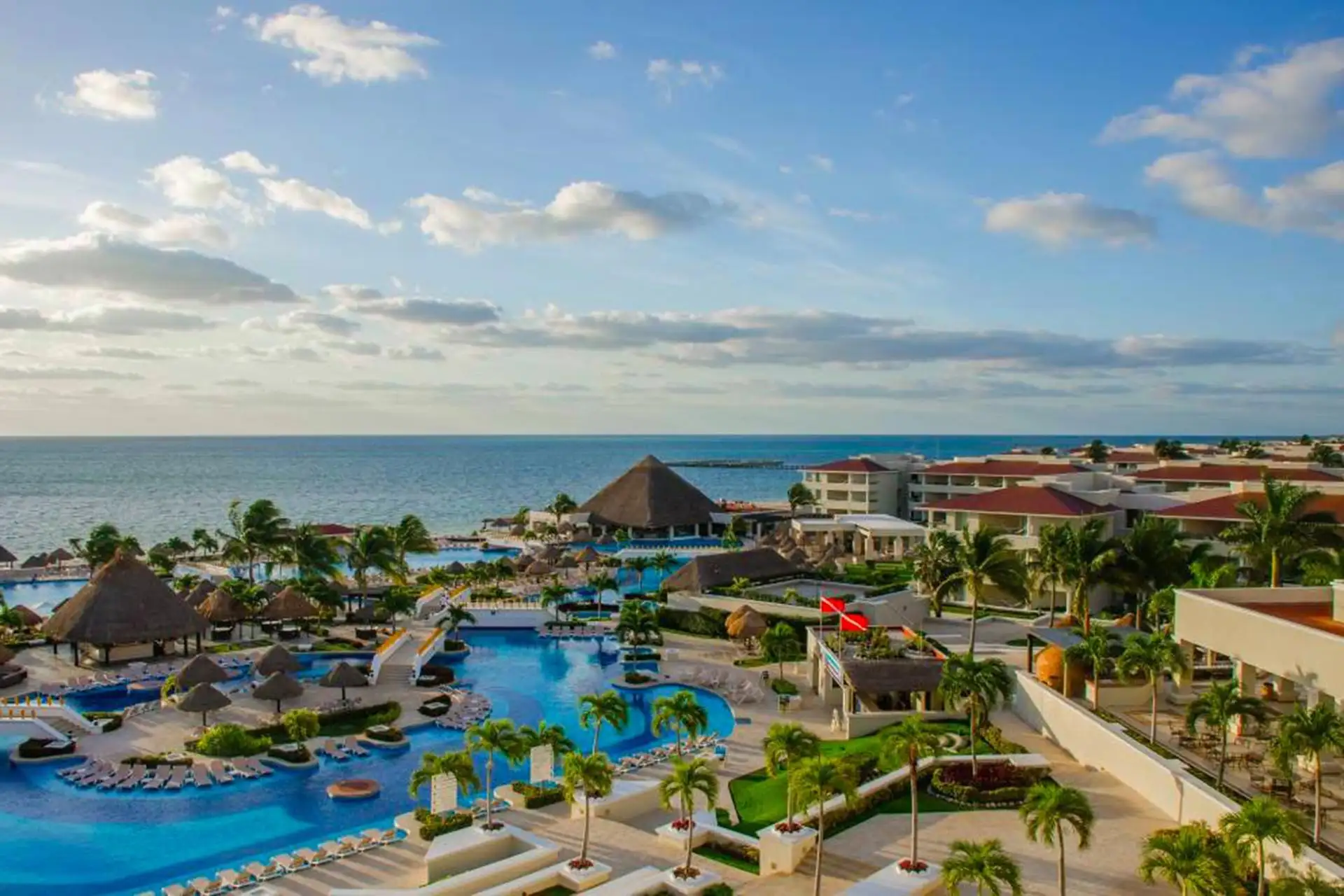 Aerial View of Moon Palace - Cancun, MX - All Inclusive Resort