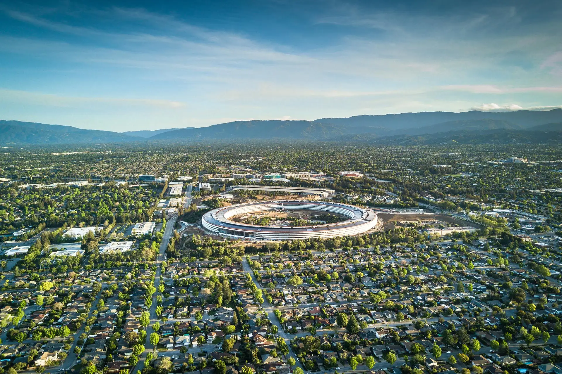 Apple's campus in Cupertino, California