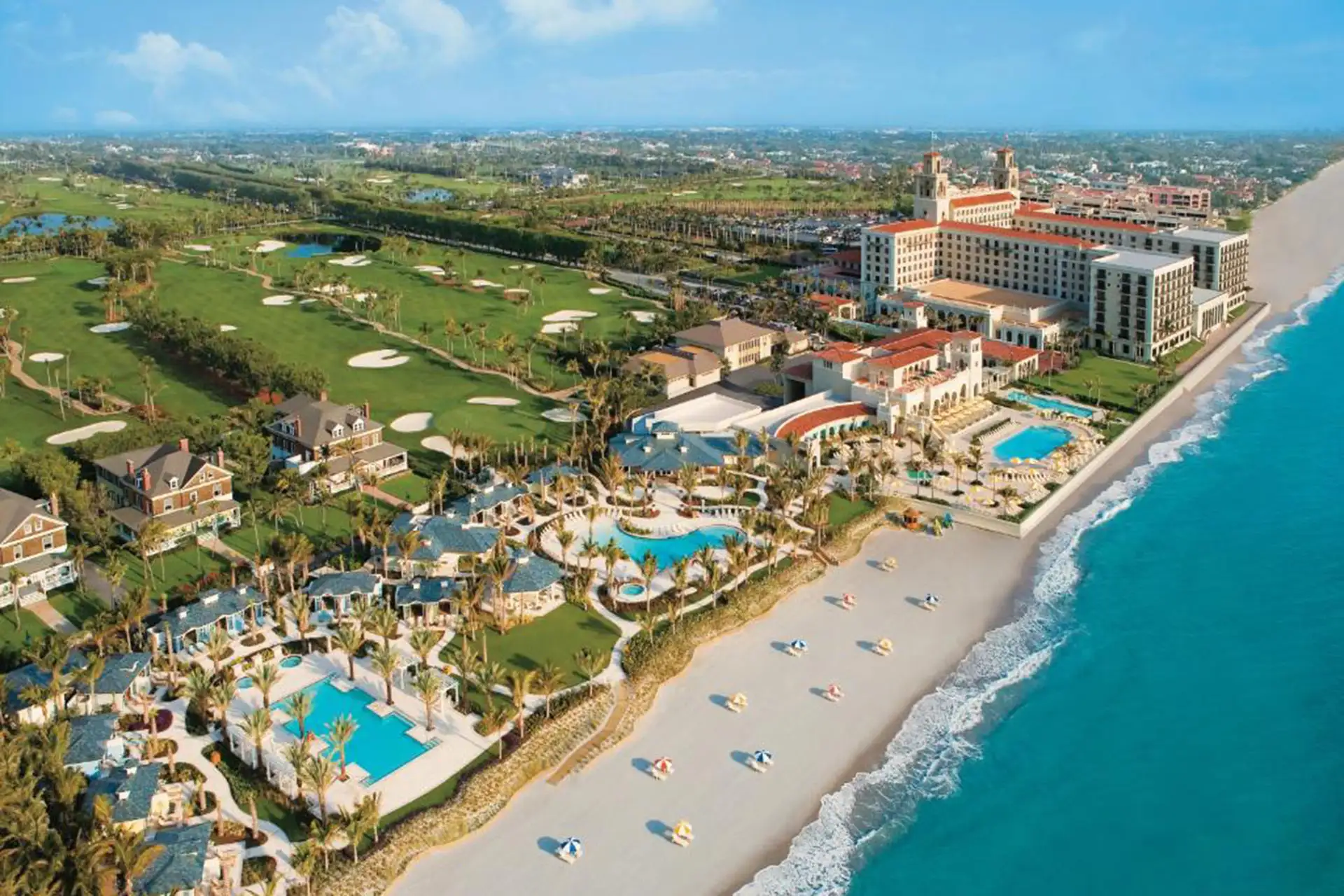 Breakers Palm Beach Aerial; Courtesy of The Breakers Palm Beach
