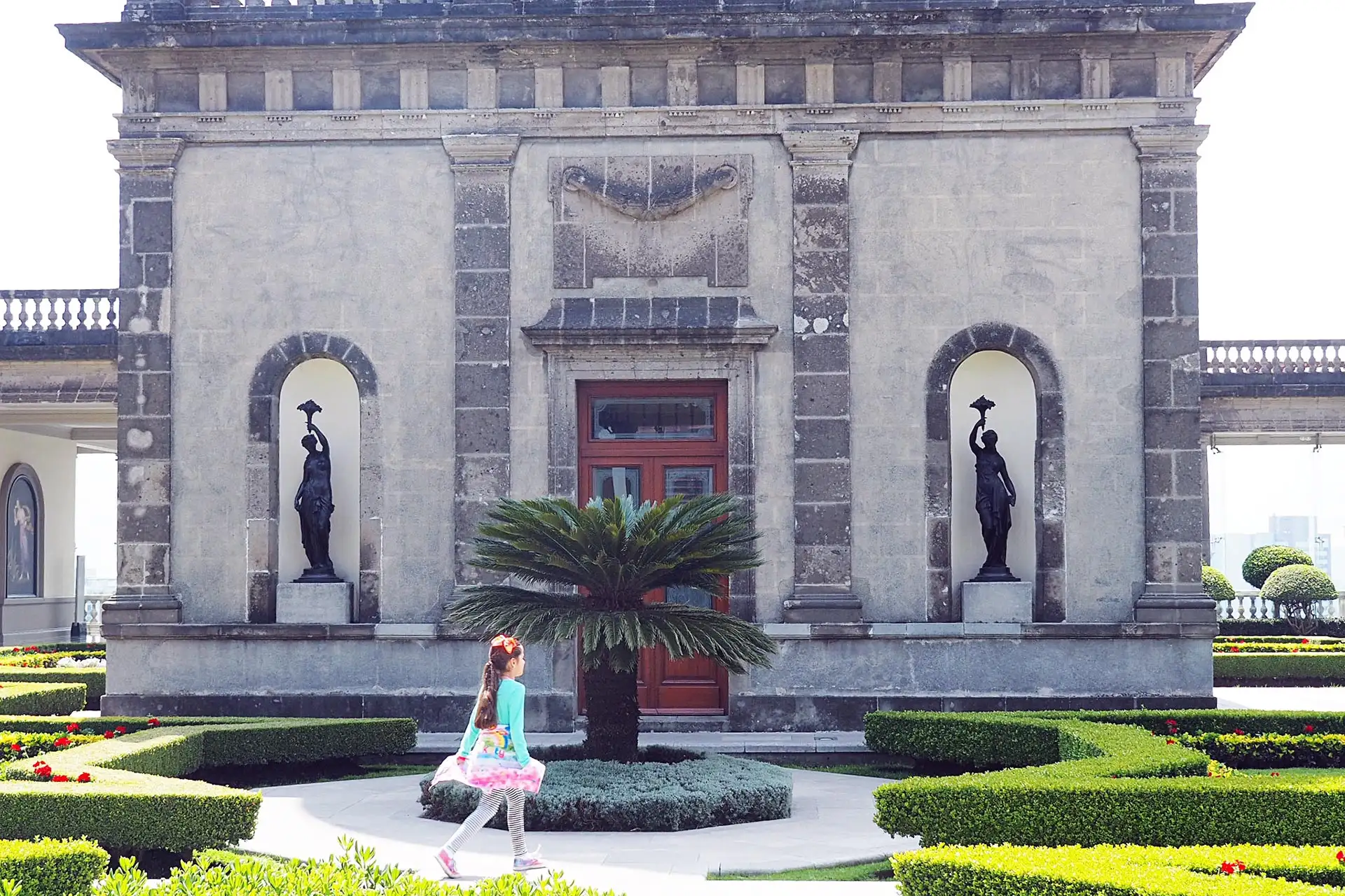 Chapultepec Castle Gardens in Mexico City