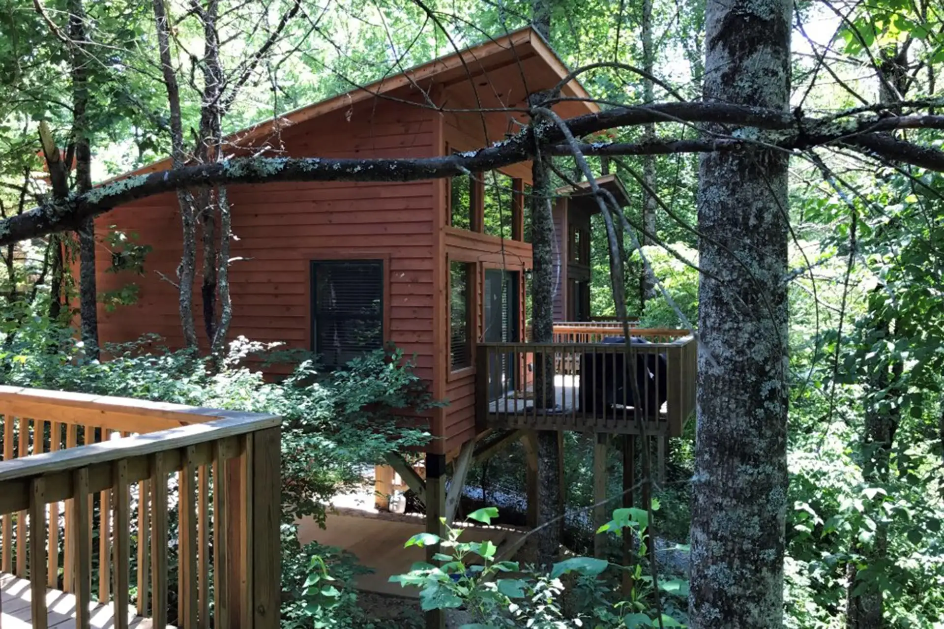 River's Edge Treehouse Resort in North Carolina; Courtesy of River's Edge Treehouse Resort