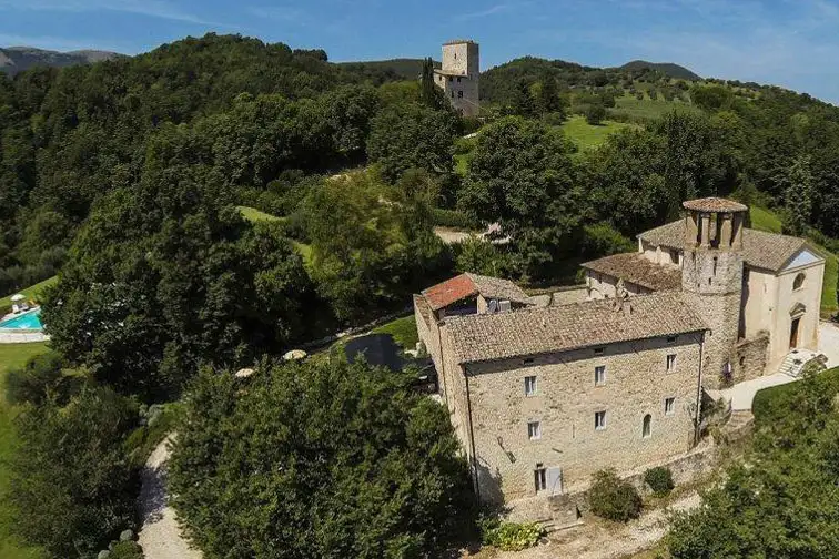 Pieve San Quirico Castle in Italy; Courtesy of Pieve San Quirico Castle
