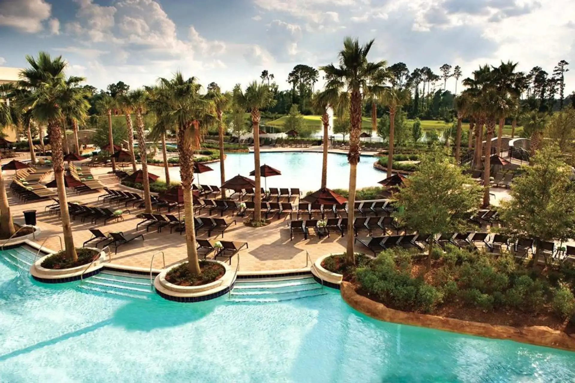 Pools at Hilton Orlando Bonnet Creek in Florida; Courtesy of Hilton Orlando Bonnet Creek