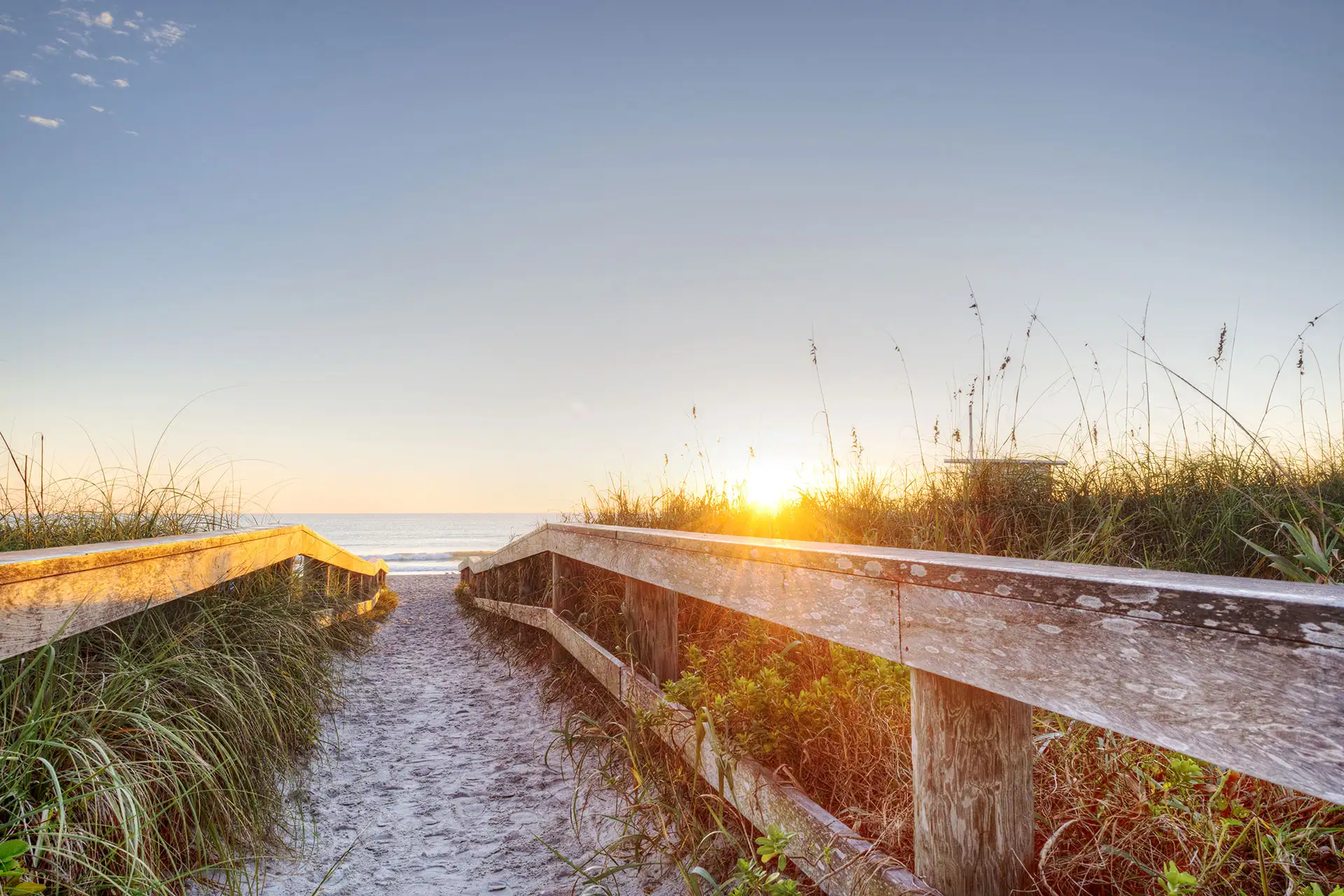 Cocoa Beach, Florida at Sunset; Courtesy of Jesse Kunerth/Shutterstock.com