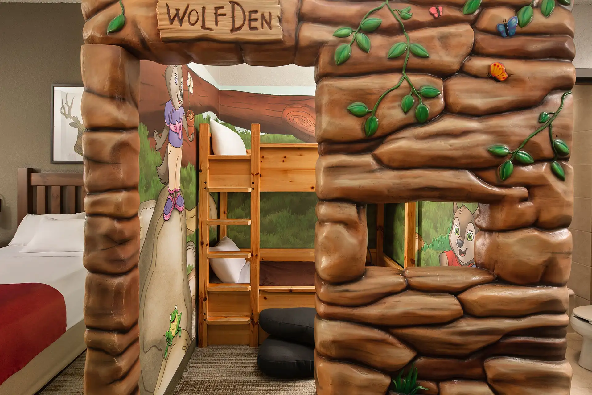 Wolf Den at Great Wolf Lodge; Courtesy of Great Wolf Lodge
