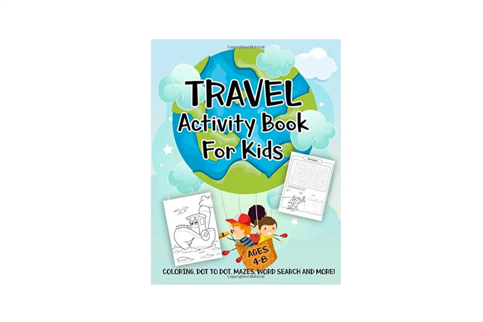 Travel Activity Book for Kids; Courtesy of Amazon