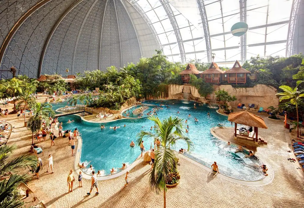 Tropical Islands’ AMAZONIA in Brandenburg, Germany; Courtesy of Tropical Islands’