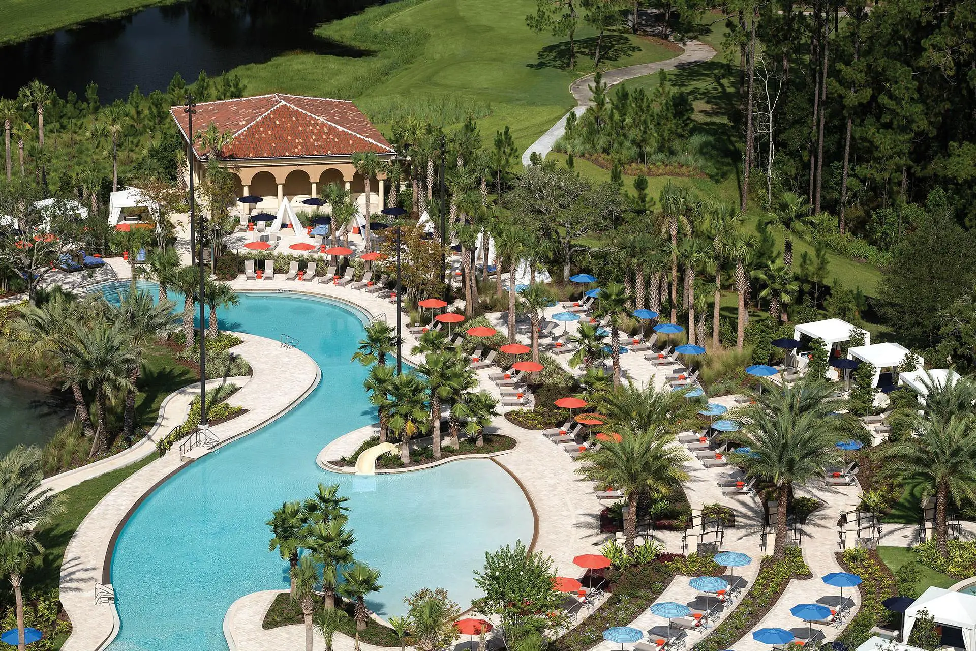 Aerial View of Four Seasons Resort Orlando at Walt Disney World; Courtesy of Four Seasons Resort Orlando at Walt Disney World