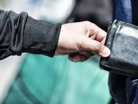 Thieve pickpocketing wallet; Courtesy of DDekk/Shutterstock.com