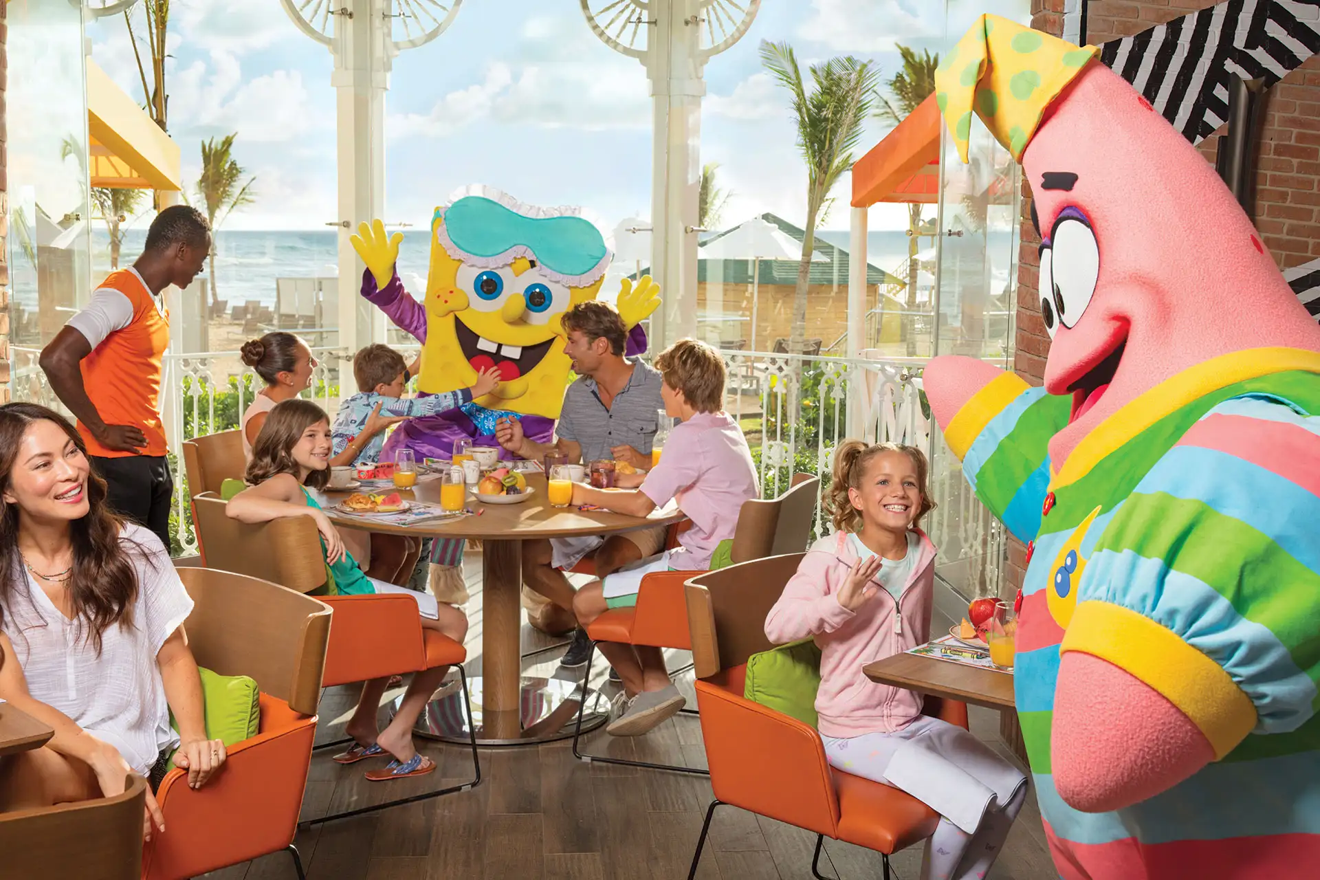 Character Breakfast at Nickelodeon Hotels and Resorts Punta Cana; Courtesy of Nickelodeon Hotels and Resorts Punta Cana