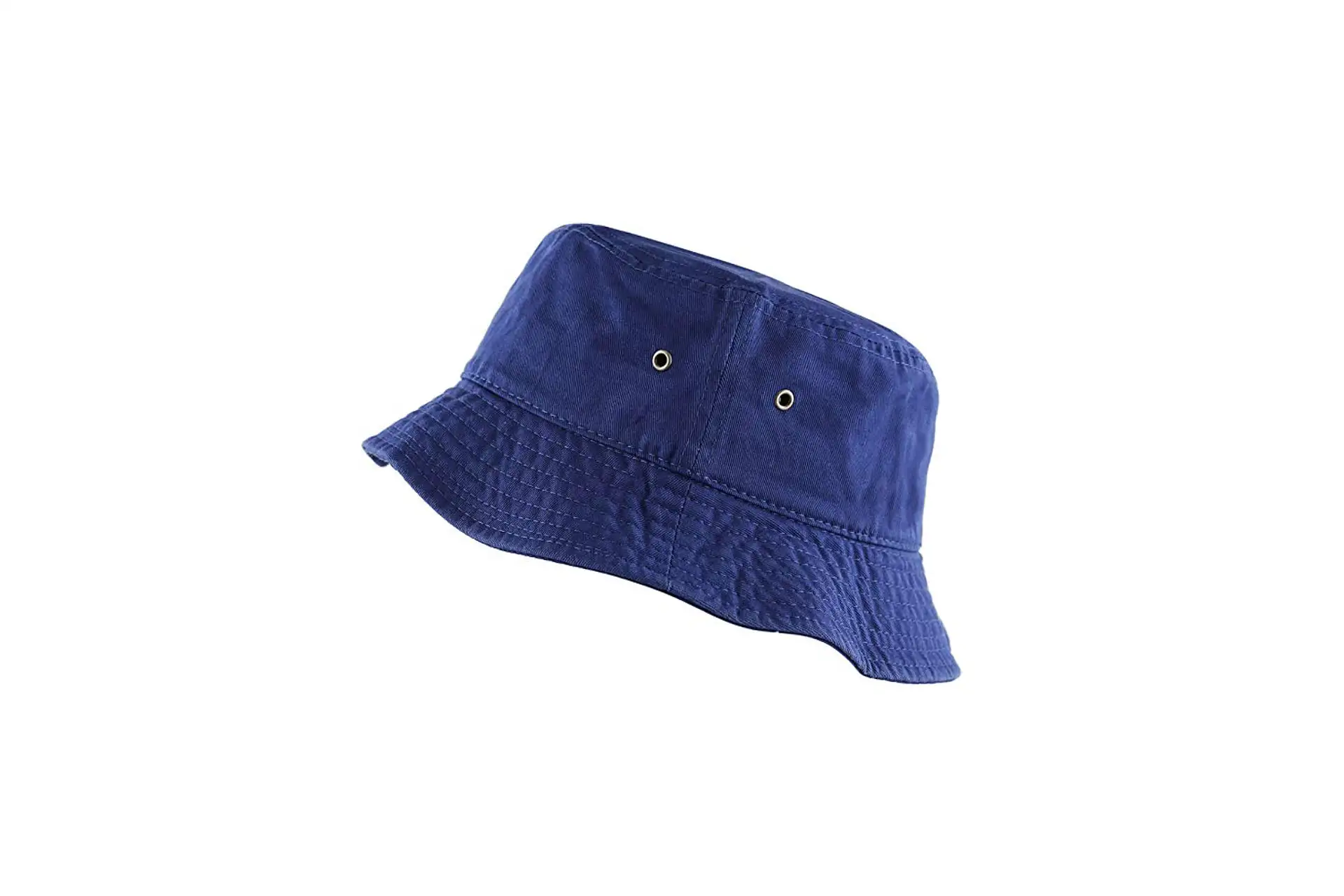 THE HAT DEPOT Bucket Travel Cap in Blue; Courtesy of Amazon 