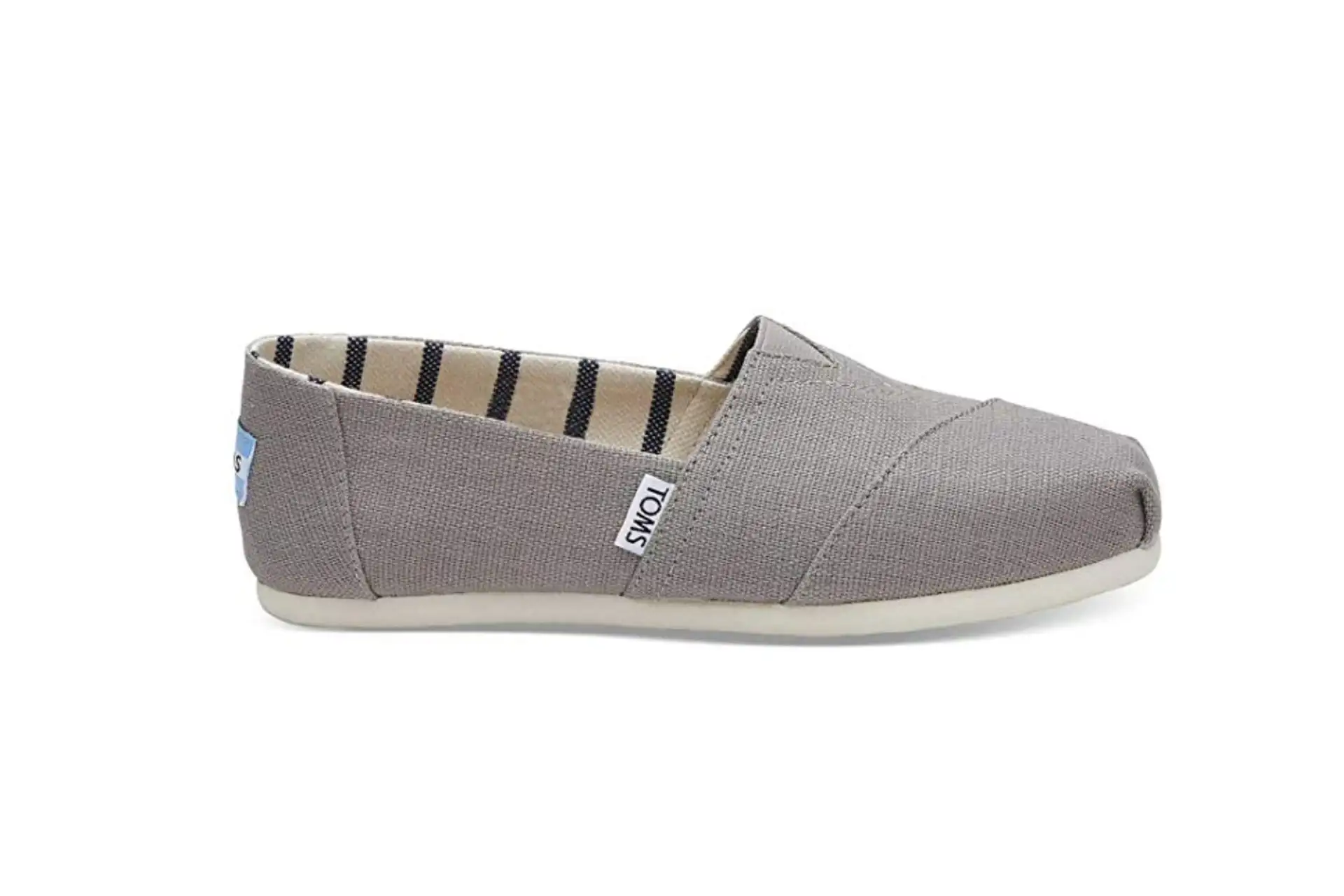 TOMS Slip-On Shoes in Gray; Courtesy of Amazon