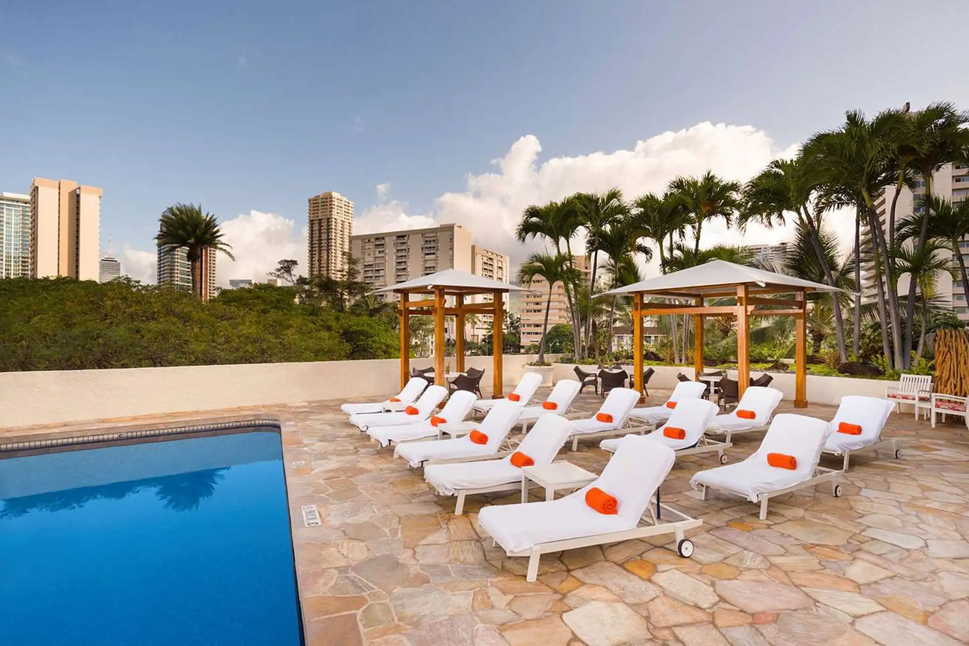 Pool at Luana Waikiki Hotel and Suites; Courtesy of Luana Waikiki Hotel and Suites
