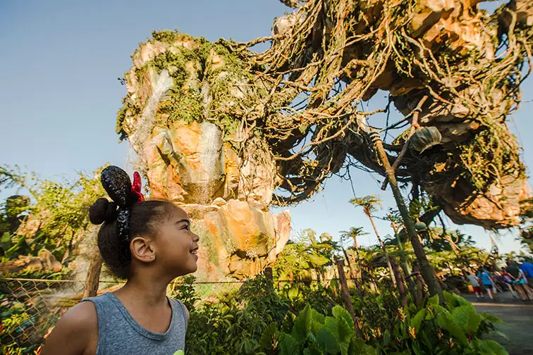 Little Girl at Pandora - The World of Avatar at Disney's Animal Kingdom