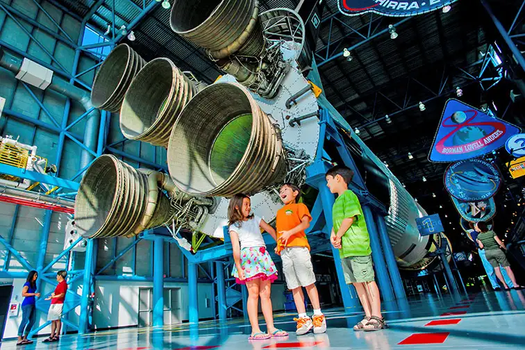 Kids at NASA Kennedy Space Center Visitor Complex