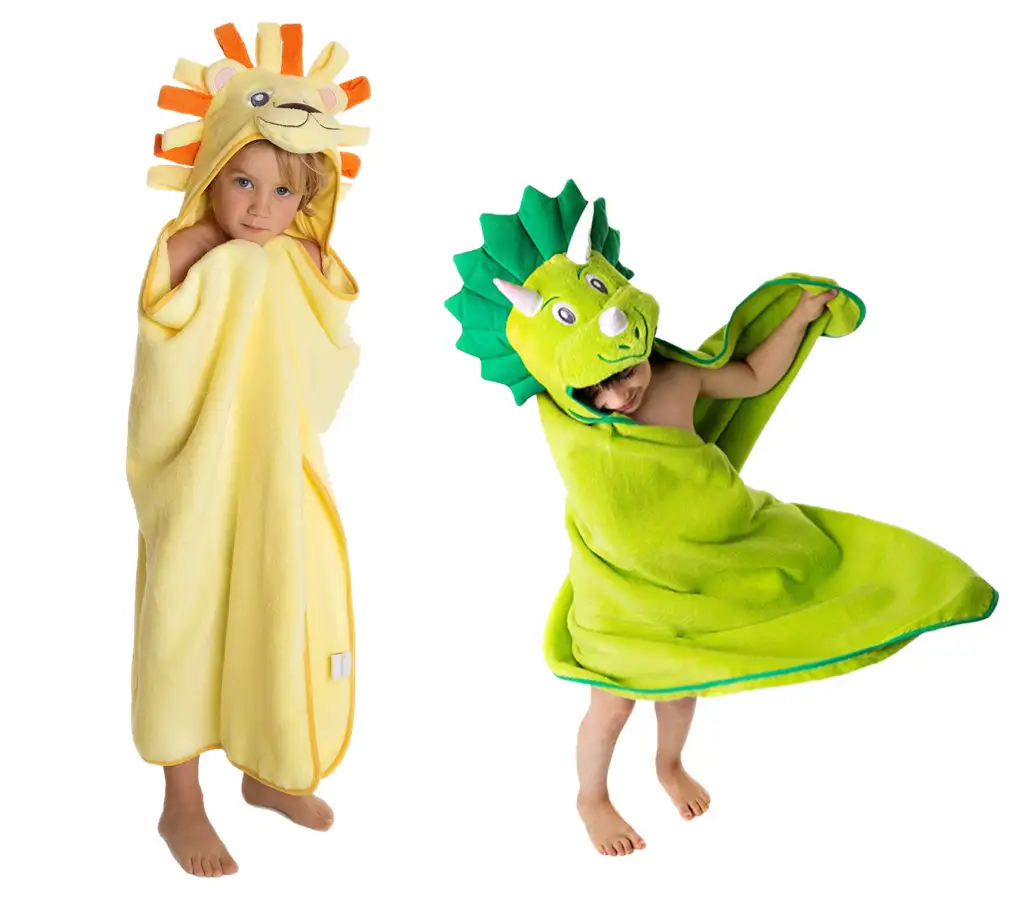 Little Tinkers World Hooded Towels for Kids