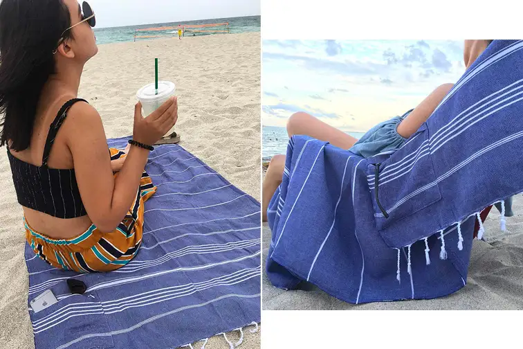 Lux Oversized Beach Towel; Courtesy of Amazon