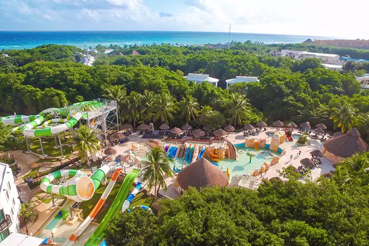 Aerial View of Sandos Caracol Eco Resort