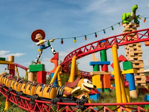Slinky Dog Coaster at Toy Story Land at Disney World in Orlando; Courtesy of Disney