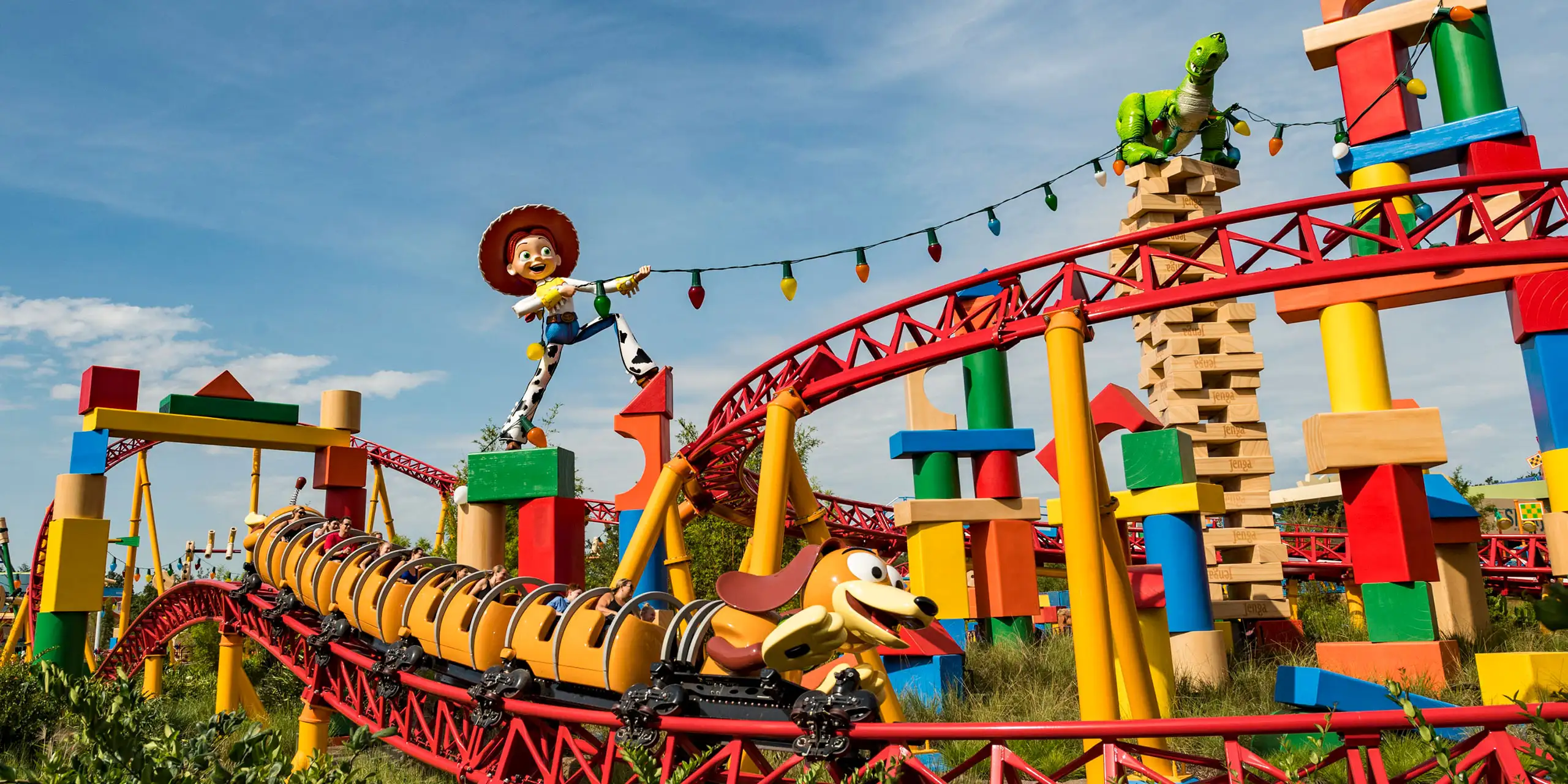 Slinky Dog Coaster at Toy Story Land at Disney World in Orlando; Courtesy of Disney