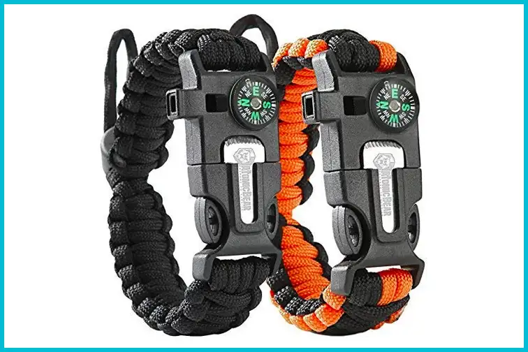 ATOMIC BEAR Paracord Bracelet; Courtesy of Amazon