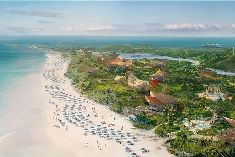 Rendering of Disney's Lighthouse Point in The Bahamas