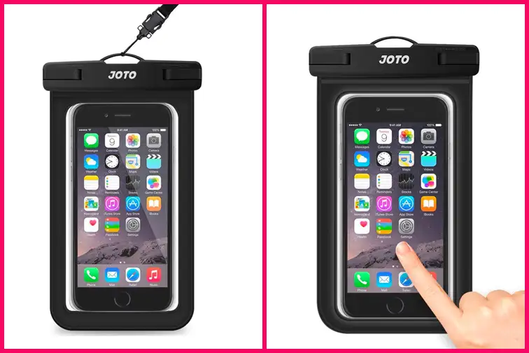 JOTO Universal Waterproof Pouch Phone Dry Bag; Courtesy of Amazon