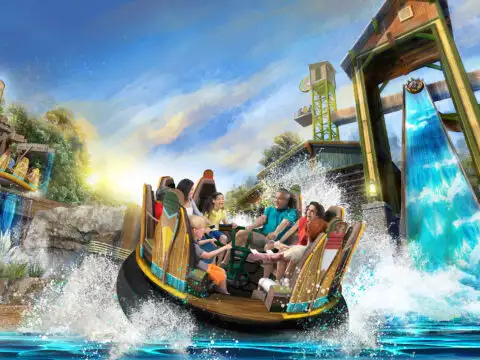 Rendering of Mystic River Falls at Silver Dollar City; Courtesy of SDC Attractions