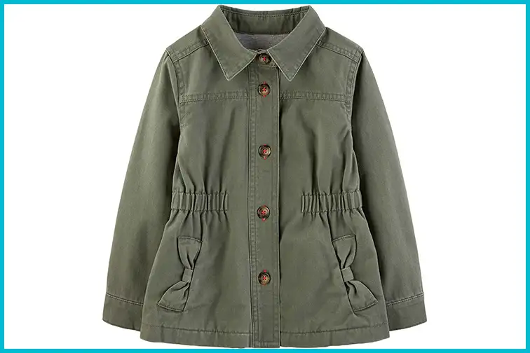 Simple Joys by Carter’s Baby and Toddler Girls Twill Jacket; Courtesy of Amazon