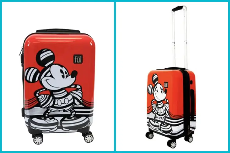 Disney Mickey Mouse Hardside Luggage; Courtesy of Target