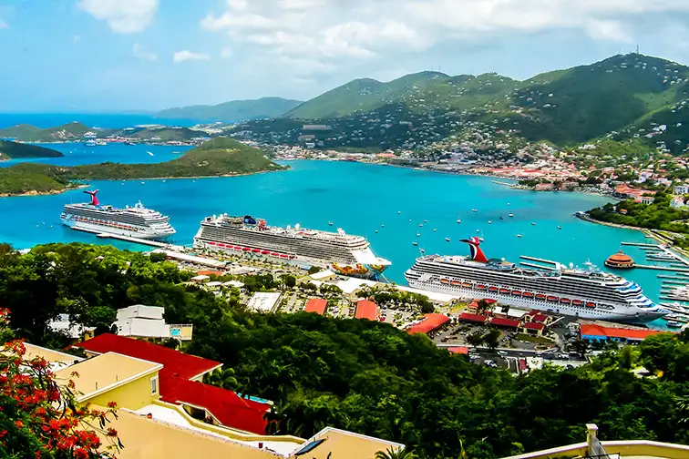 Caribbean Cruise ; Courtesy of Kateryniuk/Shutterstock