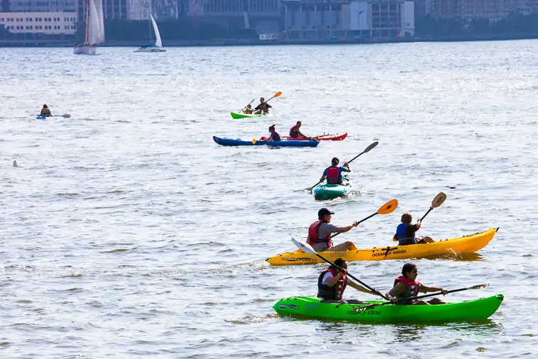 Kayaking in NYC ;Courtesy of NYC & Company