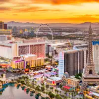 Las Vegas aerial view; Courtesy of Sean Pavone/Shutterstock