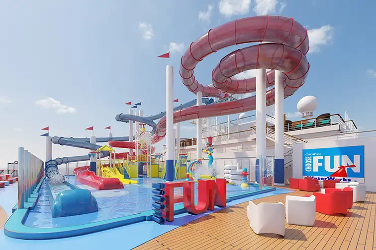 Carnival Panorama waterpark; Courtesy of Carnival Cruise Line