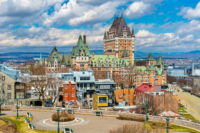 Quebec City, Canada; Courtesy of Leonid Andronov/Shutterstock