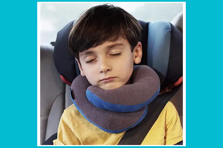 BCOZZY Kids Chin Supporting Travel Pillow; Courtesy of Amazon