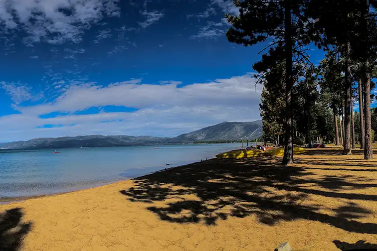 Pope Beach, South Lake Tahoe; Courtesy of Bidur/Shutterstock