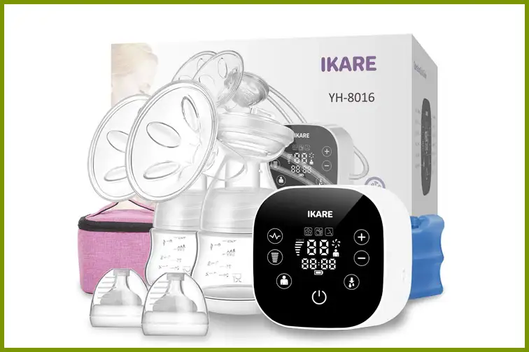IKARE Double Breast Pumps Hospital Grade, Electric Portable - ; Courtesy Amazon
