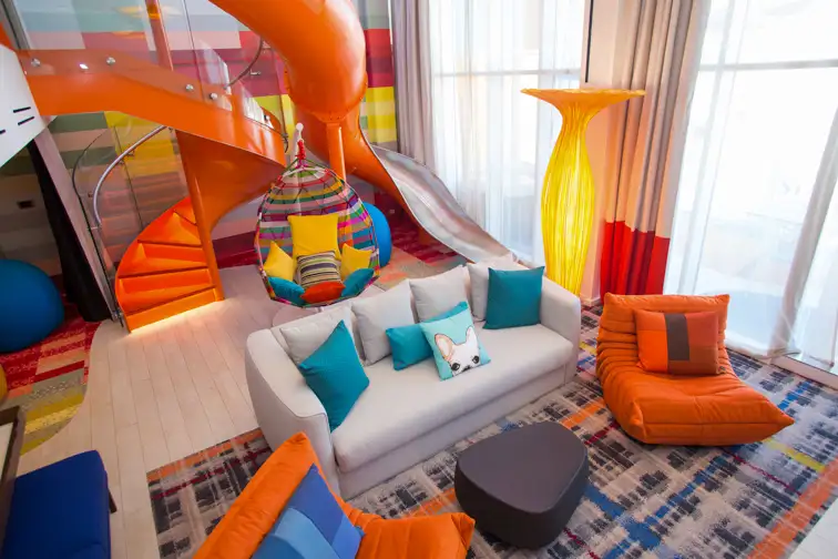 Royal Caribbean’s Symphony of the Seas – Ultimate Family Suite; Courtesy Royal Caribbean 