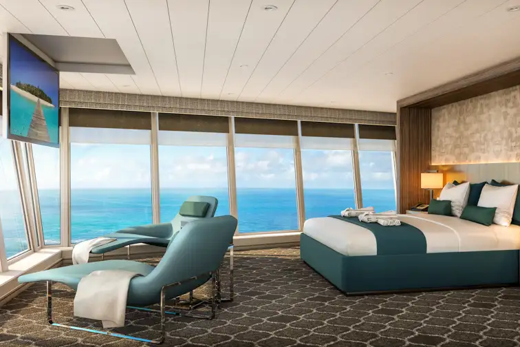 Royal Caribbean Oasis of the Seas - Ultimate Panoramic Suite; Courtesy Royal Caribbean