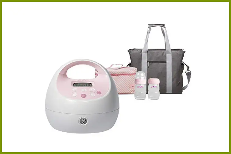 Spectra S2Plus Electric Breast Pump with Gray Tote and Cooler; Courtesy Amazon