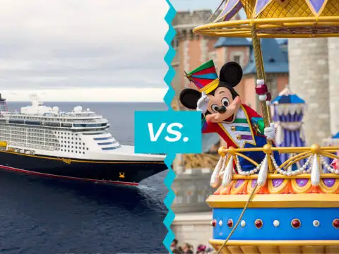 Disney Cruise vs. Disney; Courtesy of Disney