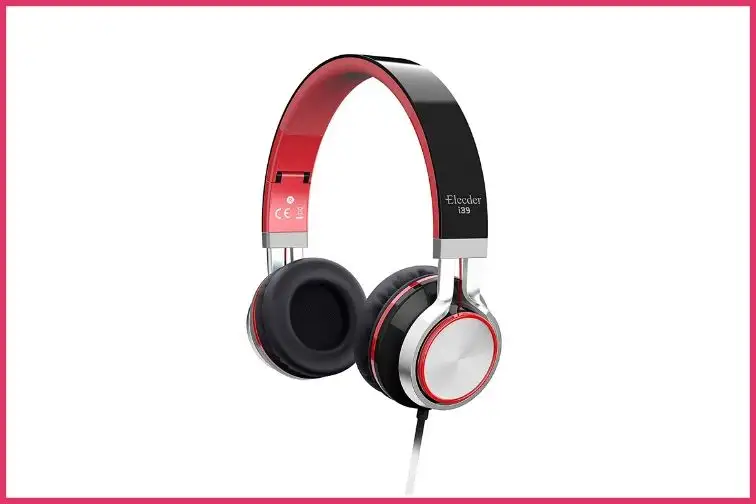 Red and Black i39 Headphones 