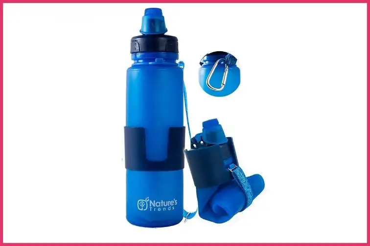 Blue Natures Trends Reusable Water Bottle